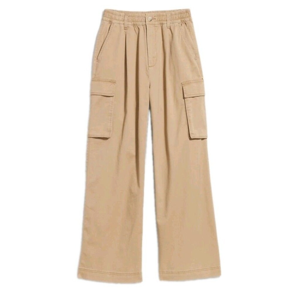 NWT Women's Old Navy Extra High Waist Super Wide Leg Cargo Pants Size 4X
